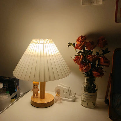 Vintage Pleated Lamp