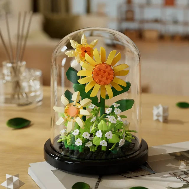 DIY Bloom Light-Up Glass Dome